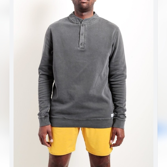 Banks Journal Other - Banks Journal Organic Cotton Button Henly Men L Preppy Hipster Casual